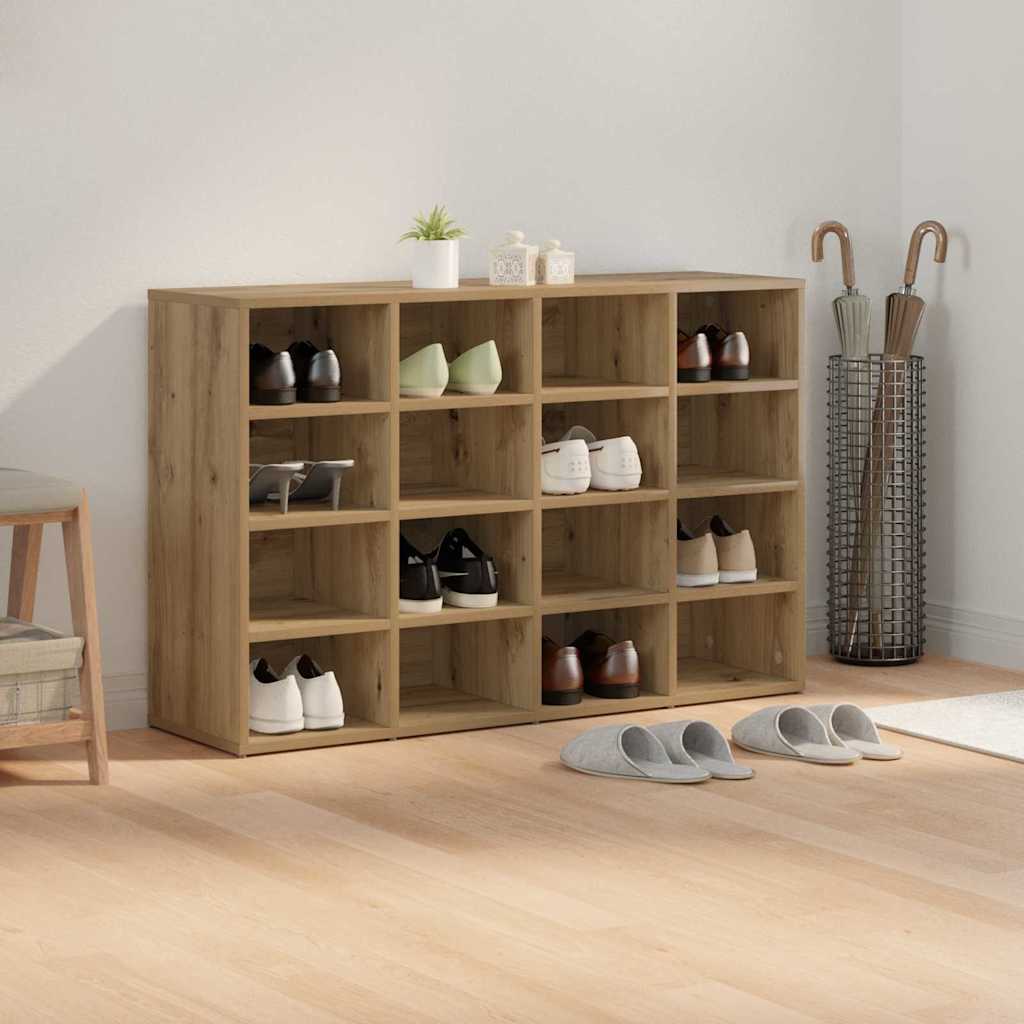 vidaXL Ντουλάπα Παπουτσιών με ράφι Artisan Oak 103 x 30 x 67 εκ.