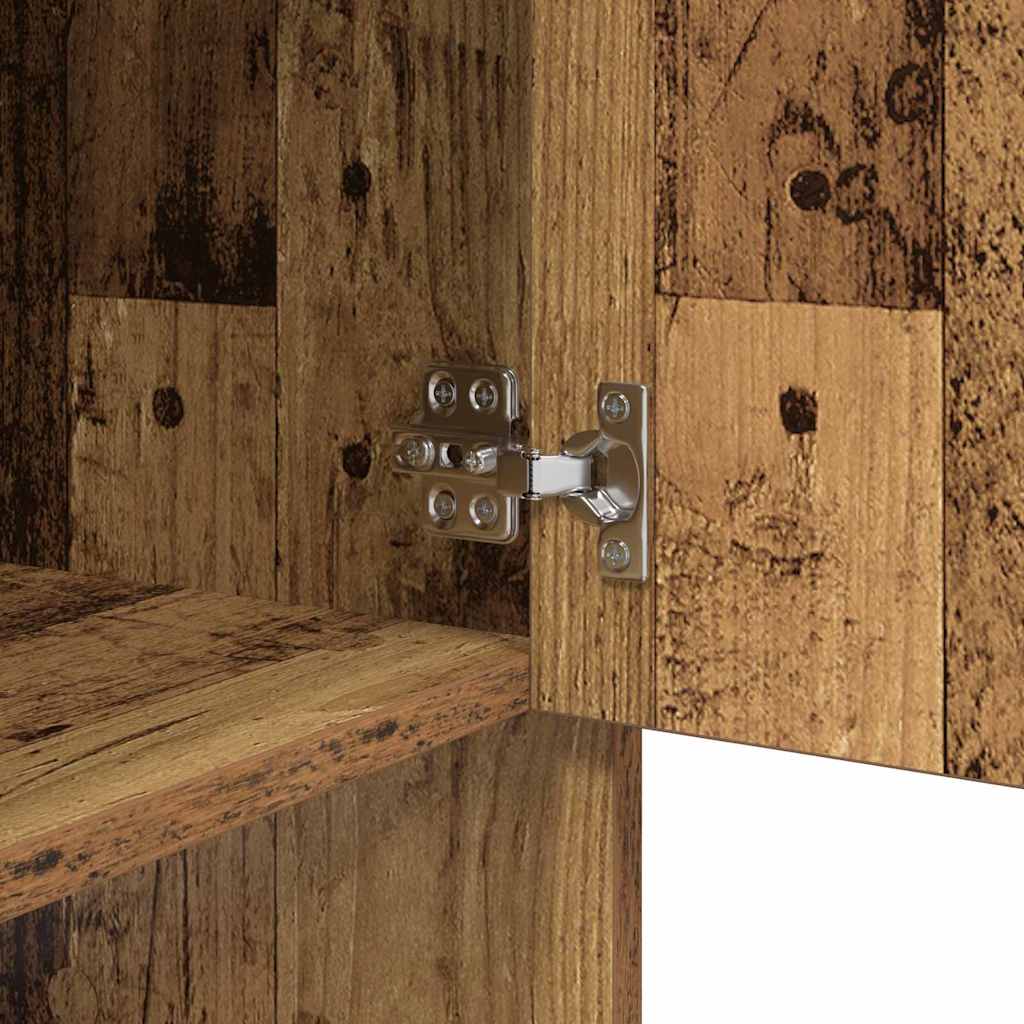 vidaXL Πλαϊνό γραφείο Παλιό ξύλο 97 x 29 x 75 εκ. Επεξεργασμένο ξύλο