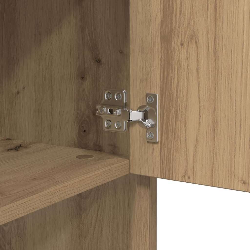 vidaXL Πλαϊνό γραφείο Artisan Oak 97 x 29 x 75 εκ. Επεξεργασμένο ξύλο