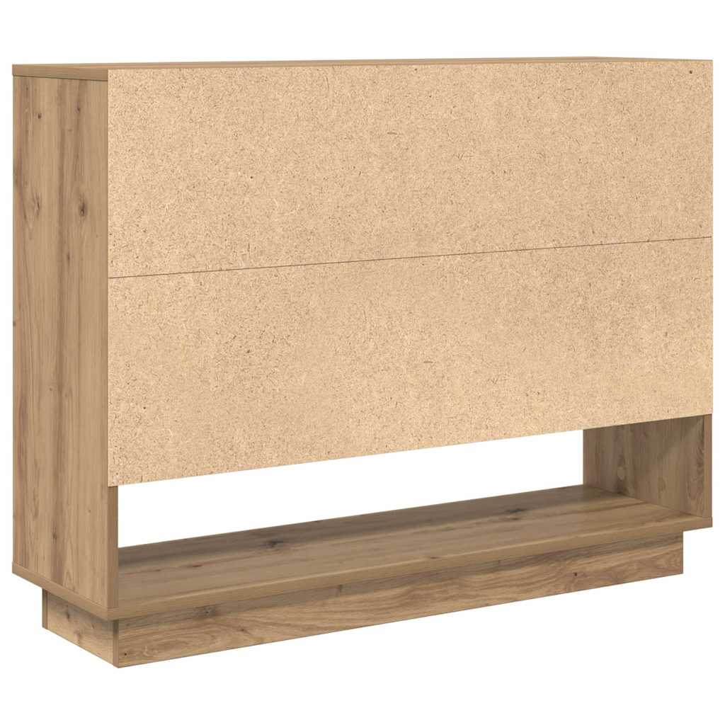 vidaXL Πλαϊνό γραφείο Artisan Oak 97 x 29 x 75 εκ. Επεξεργασμένο ξύλο