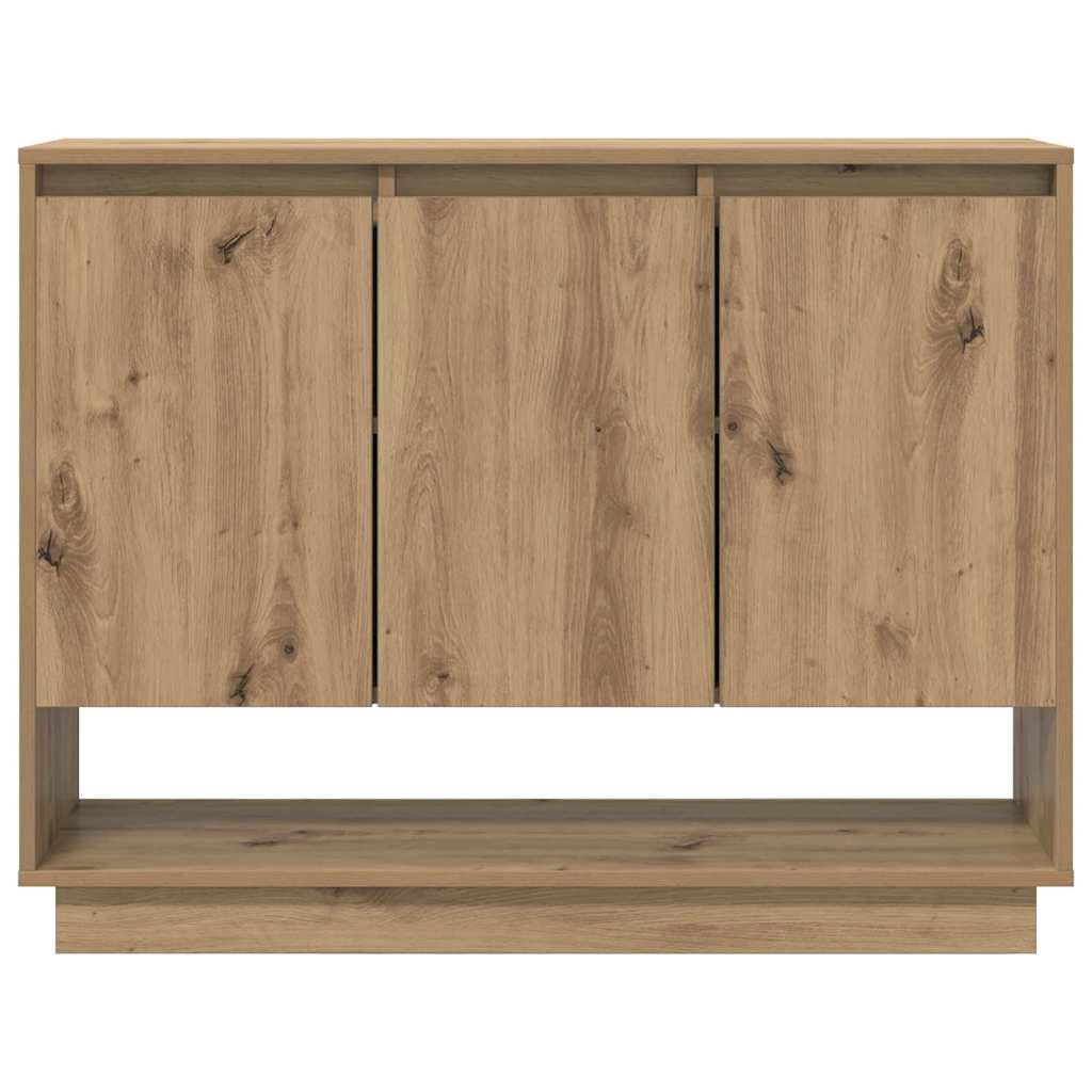 vidaXL Πλαϊνό γραφείο Artisan Oak 97 x 29 x 75 εκ. Επεξεργασμένο ξύλο