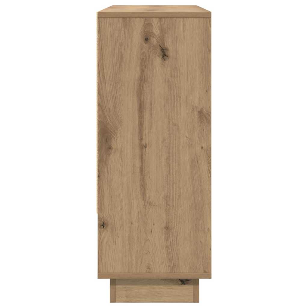 vidaXL Πλαϊνό γραφείο Artisan Oak 97 x 29 x 75 εκ. Επεξεργασμένο ξύλο