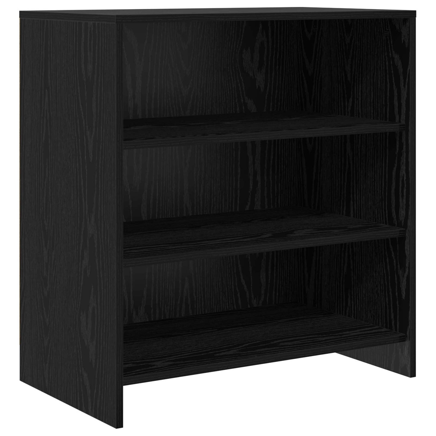 vidaXL Πλαϊνό γραφείο Μαύρο 70 x 41 x 75 εκ. Επεξεργασμένο ξύλο