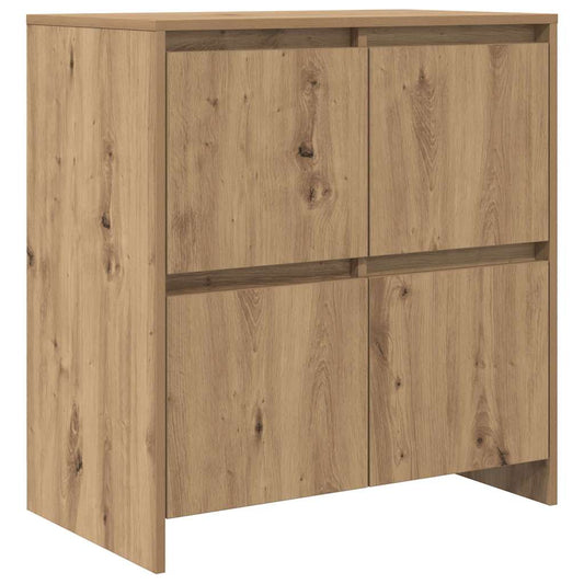 vidaXL Πλαϊνό γραφείο Artisan Oak 70 x 41 x 75 εκ. Επεξεργασμένο ξύλο