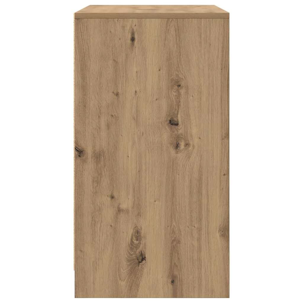 vidaXL Πλαϊνό γραφείο Artisan Oak 70 x 41 x 75 εκ. Επεξεργασμένο ξύλο
