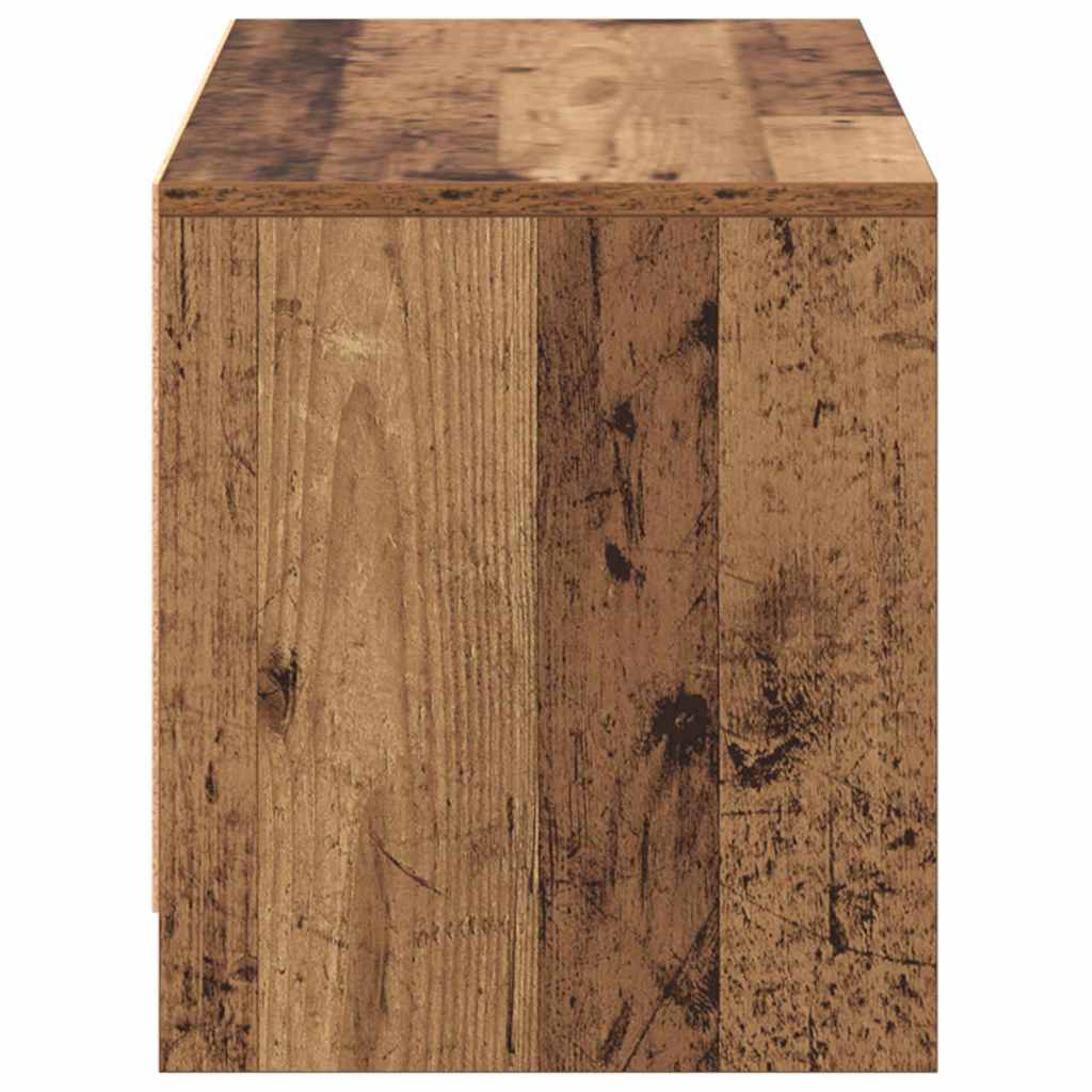 vidaXL Σετ επίπλου τηλεόρασης Επιτοίχιο Παλιό Ξύλο 90 x 35 x 40 εκ.