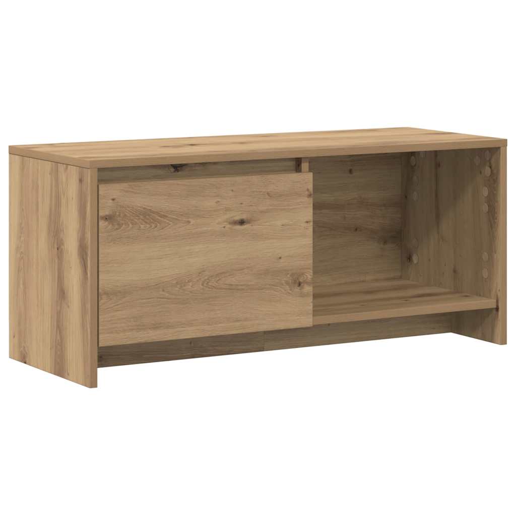 vidaXL Σετ επίπλου τηλεόρασης Επιτοίχιο Artisan Oak 90 x 35 x 40 εκ.