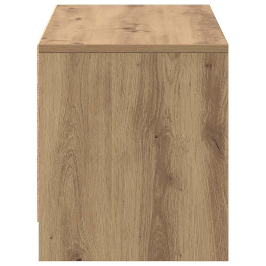 vidaXL Σετ επίπλου τηλεόρασης Επιτοίχιο Artisan Oak 90 x 35 x 40 εκ.