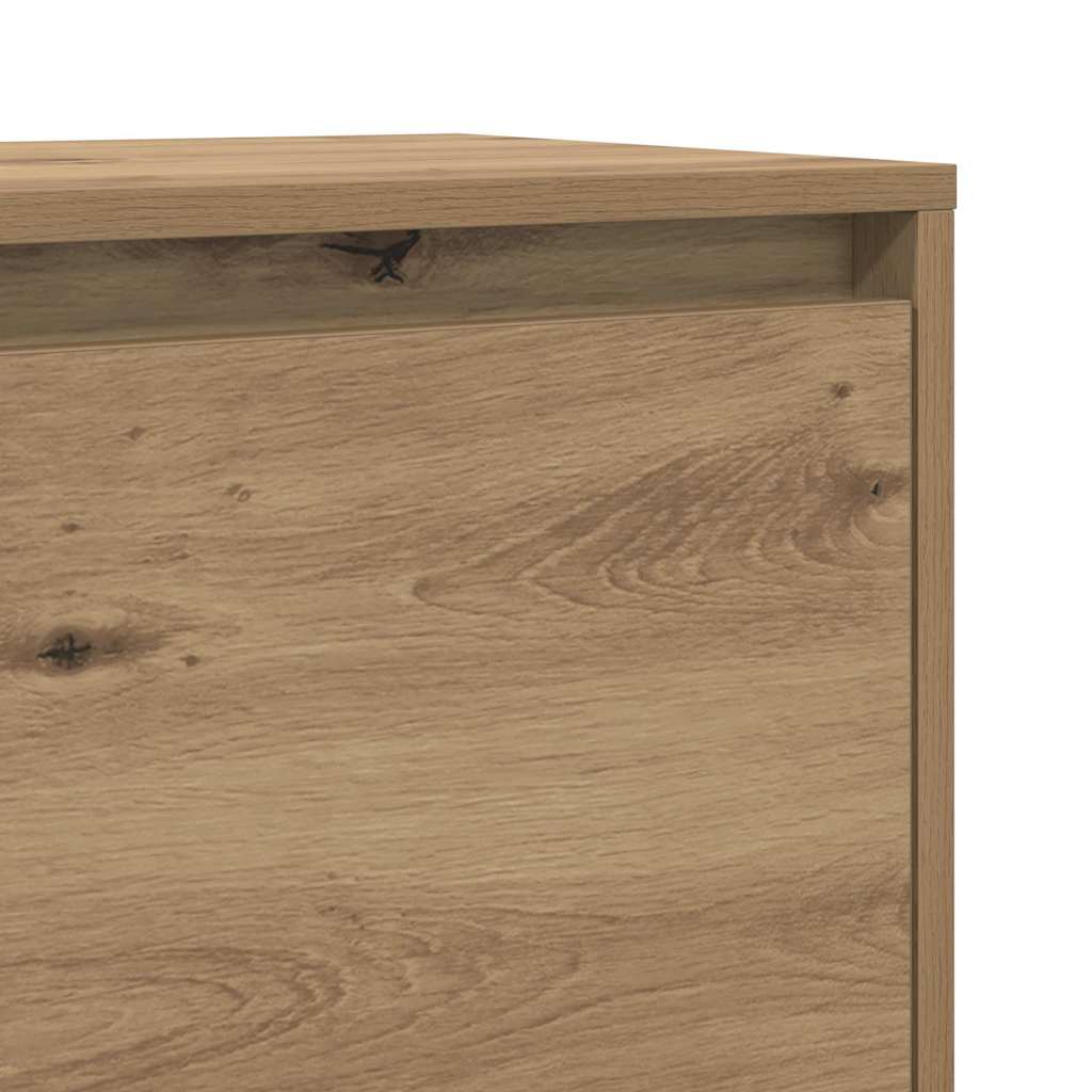vidaXL Κομοδίνο Artisan Oak 45 x 34 x 44,5 εκ Επεξεργασμένο ξύλο