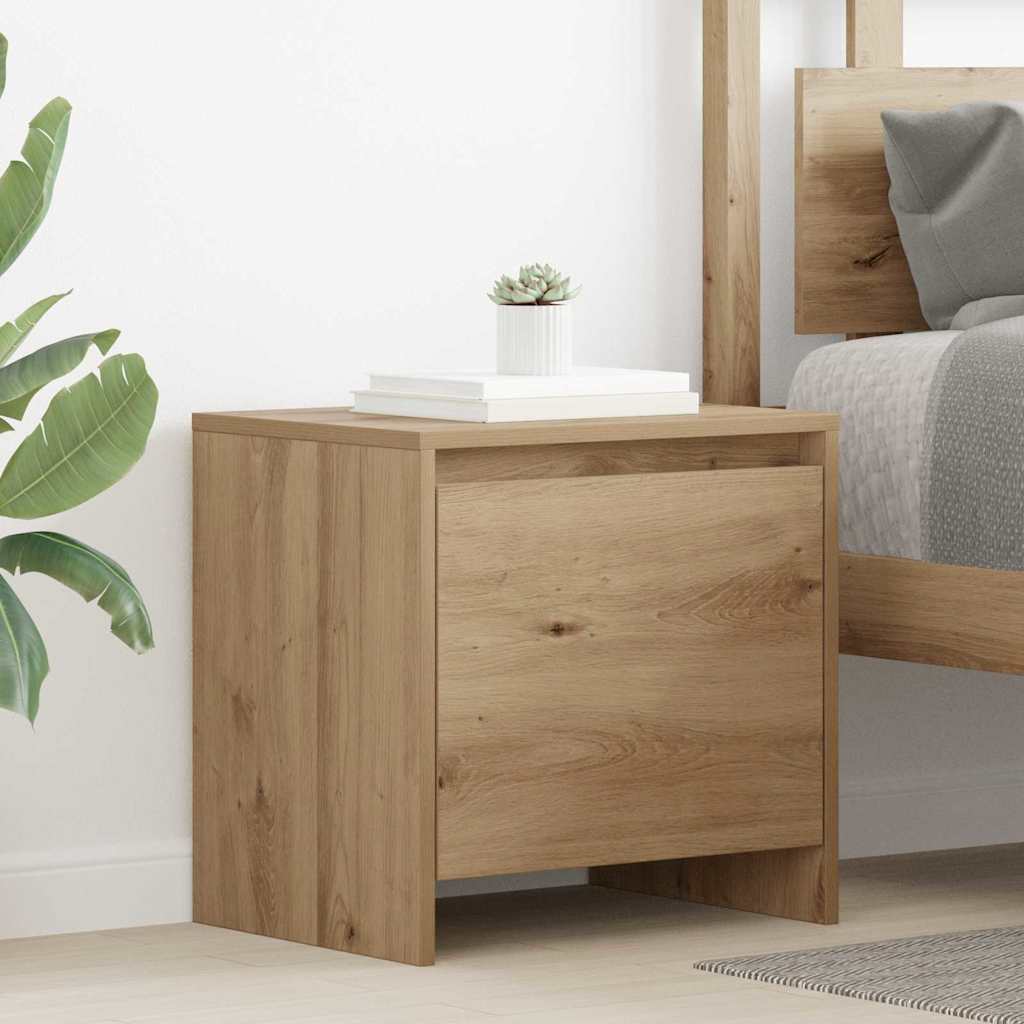 vidaXL Κομοδίνο Artisan Oak 45 x 34 x 44,5 εκ Επεξεργασμένο ξύλο