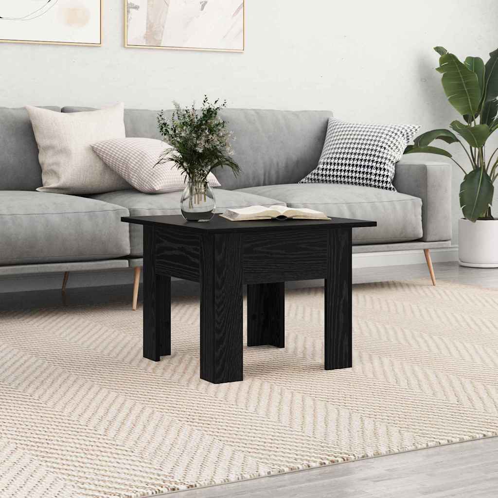 vidaXL Τραπεζάκι σαλονιού Μαύρη Οξυά 55 x 55 x 42 cm