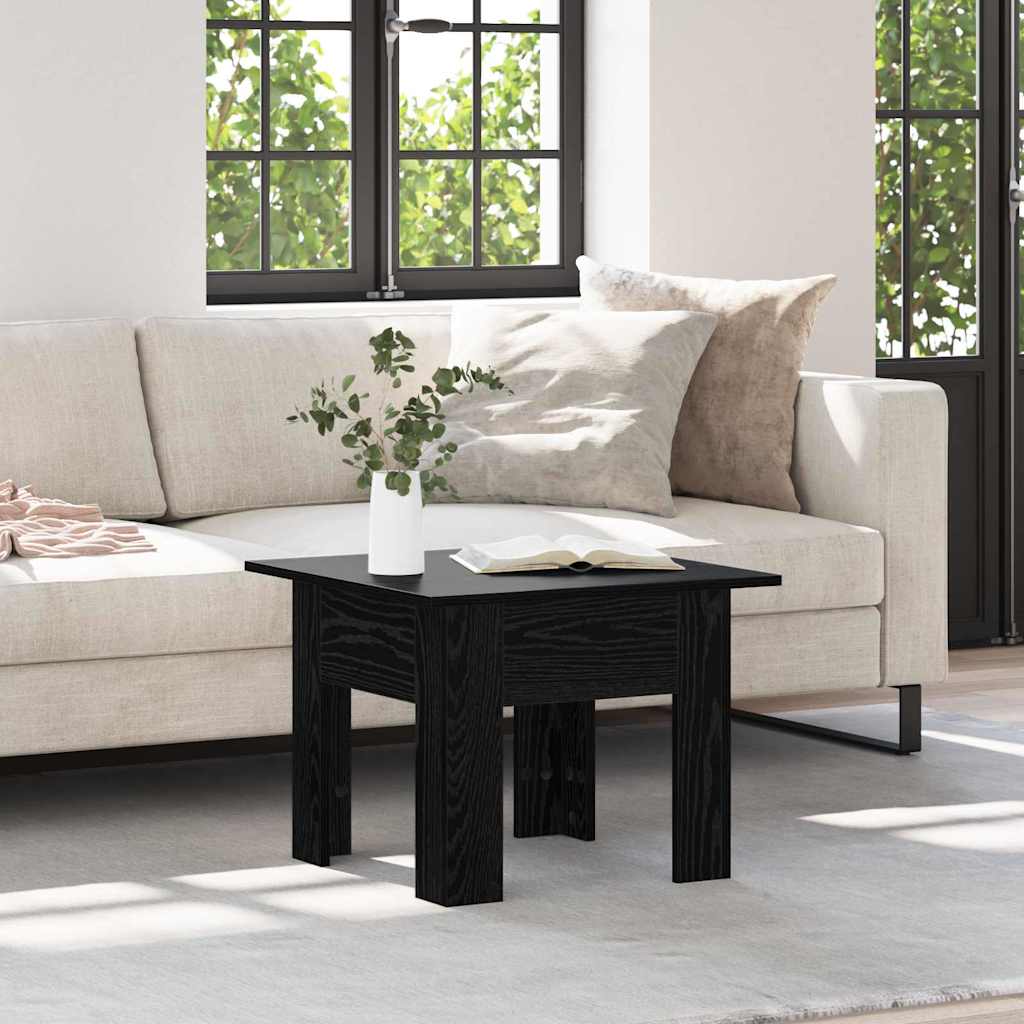 vidaXL Τραπεζάκι σαλονιού Μαύρη Οξυά 55 x 55 x 42 cm