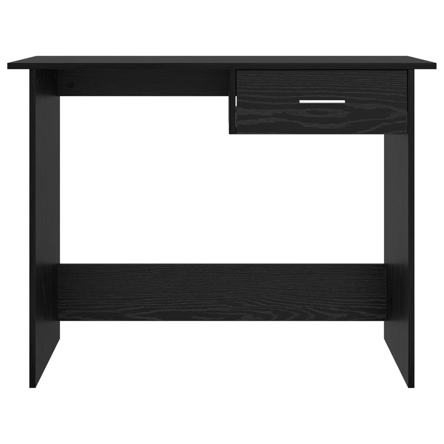 vidaXL Γραφείο Μαύρη δρυς 100 x 50 x 76 εκ. Επεξεργασμένο ξύλο