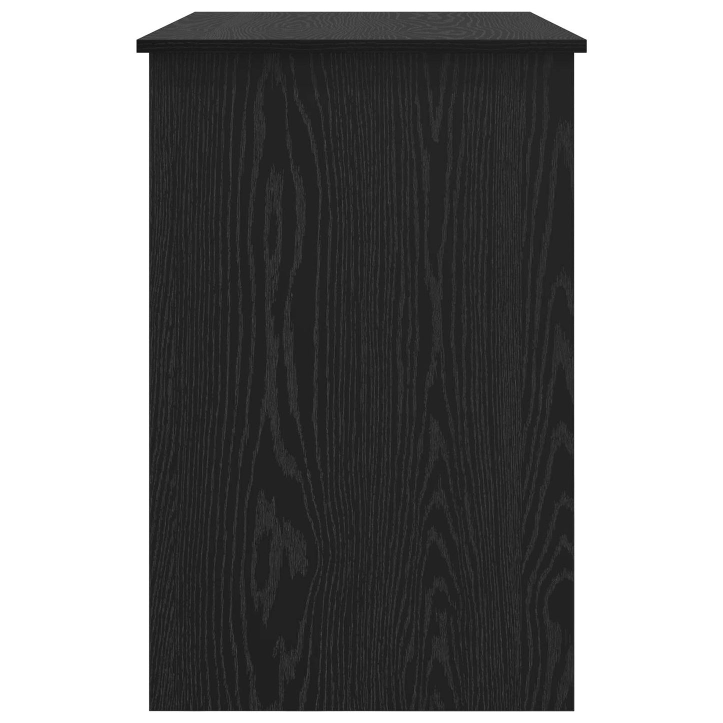 vidaXL Γραφείο Μαύρη δρυς 100 x 50 x 76 εκ. Επεξεργασμένο ξύλο