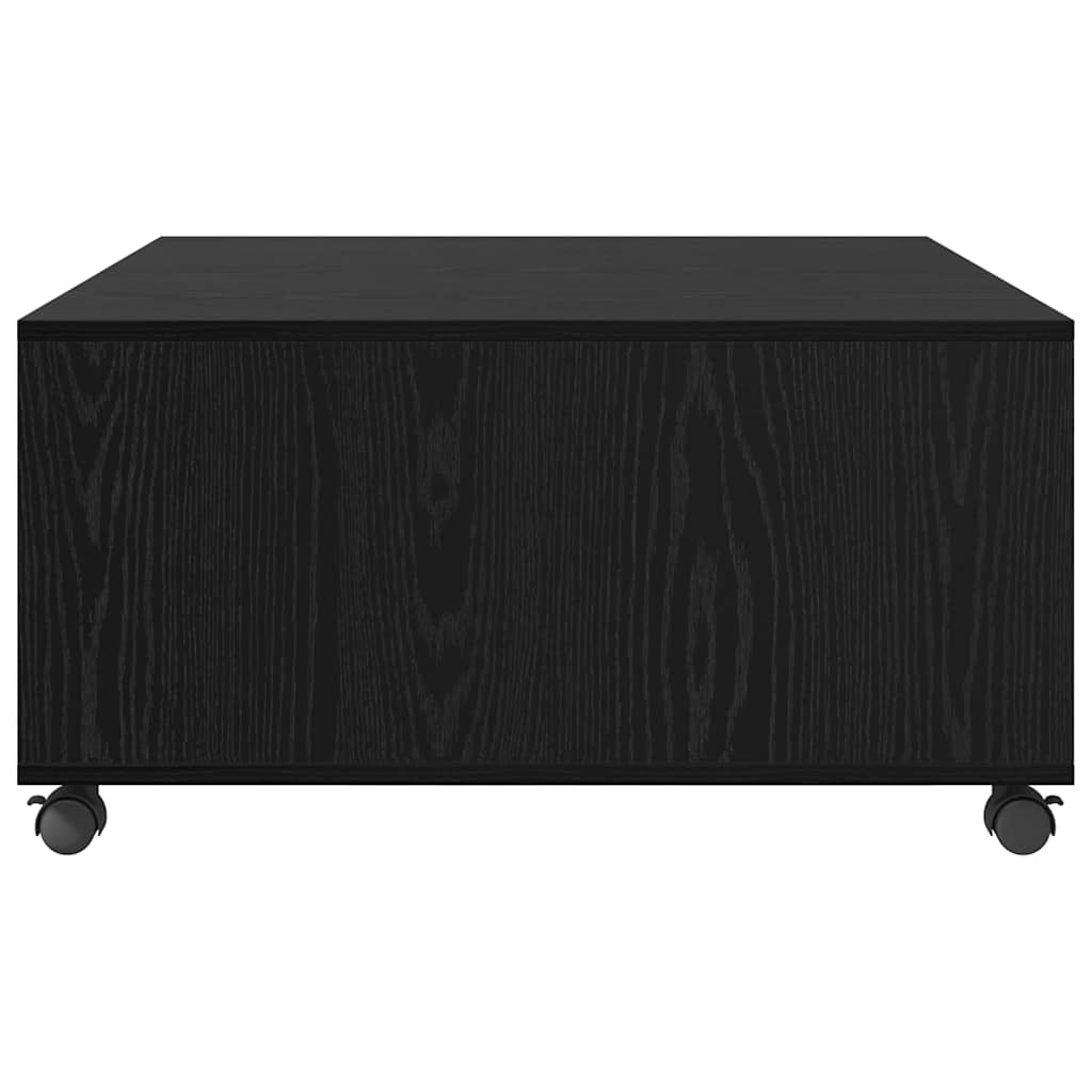 vidaXL Τραπεζάκι σαλονιού Μαύρη δρυς 75 x 75 x 38 cm