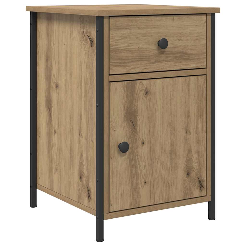 vidaXL Κομοδίνο 2 pcs Artisan Oak 40 x 42 x 60 εκ. Επεξεργασμένο ξύλο