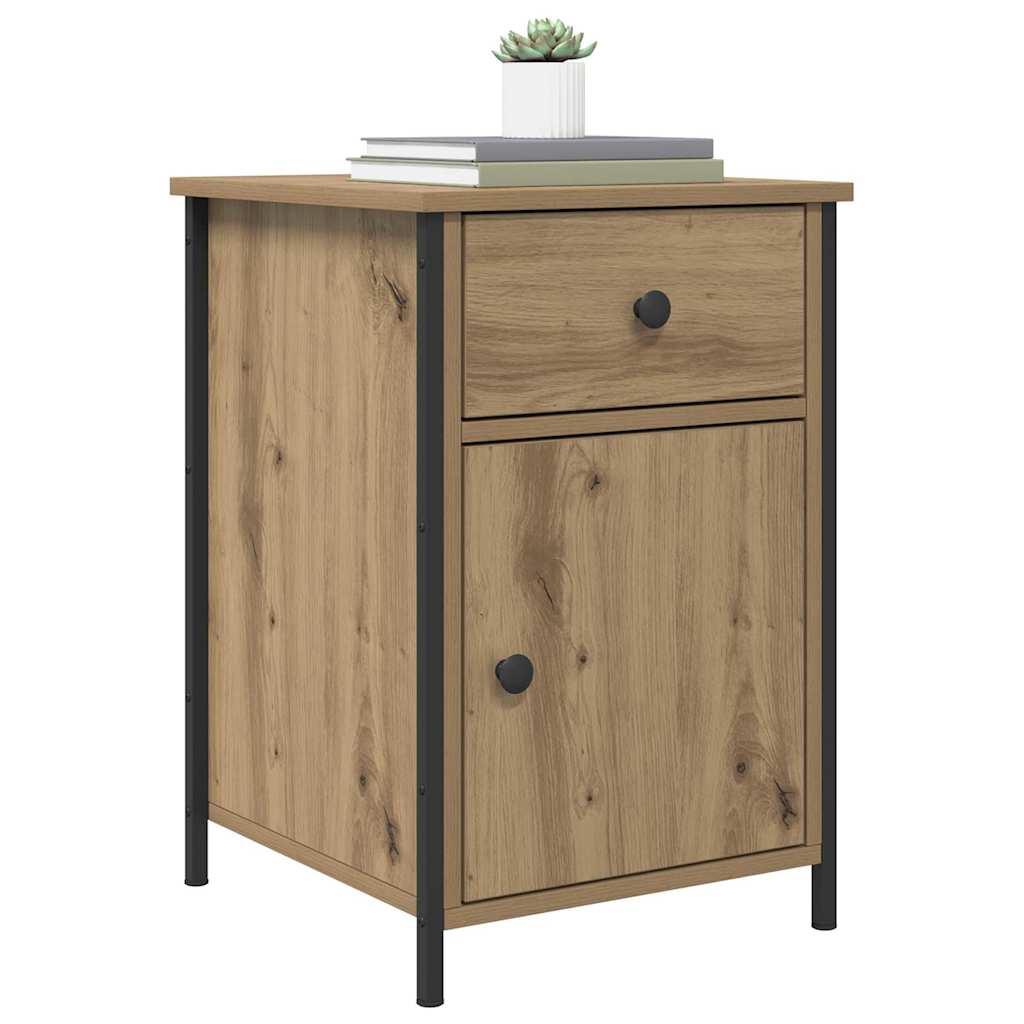 vidaXL Κομοδίνο 2 pcs Artisan Oak 40 x 42 x 60 εκ. Επεξεργασμένο ξύλο