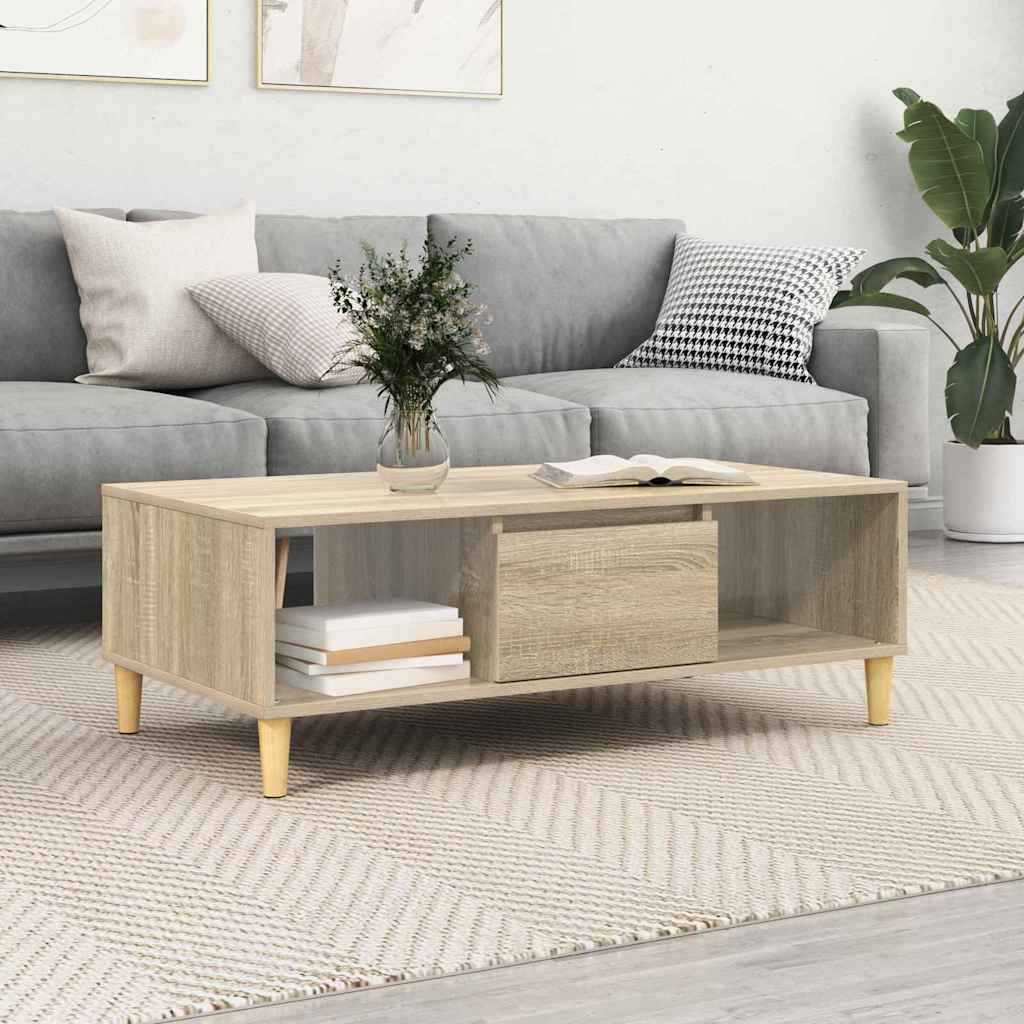 vidaXL Τραπεζάκι σαλονιού Sonoma Δρυς 103.5 x 60 x 35 εκ