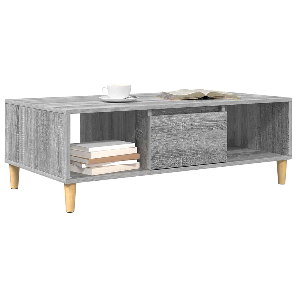 vidaXL Τραπεζάκι σαλονιού Γκρι sonoma 103.5 x 60 x 35 εκ