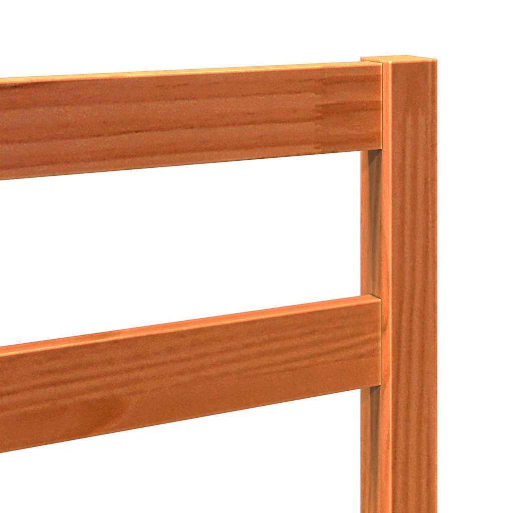 vidaXL Κεφαλάκι Κρεβατιού με κεφαλάρι Καφέ κεριού 80.5 x 4 x 104 εκ.