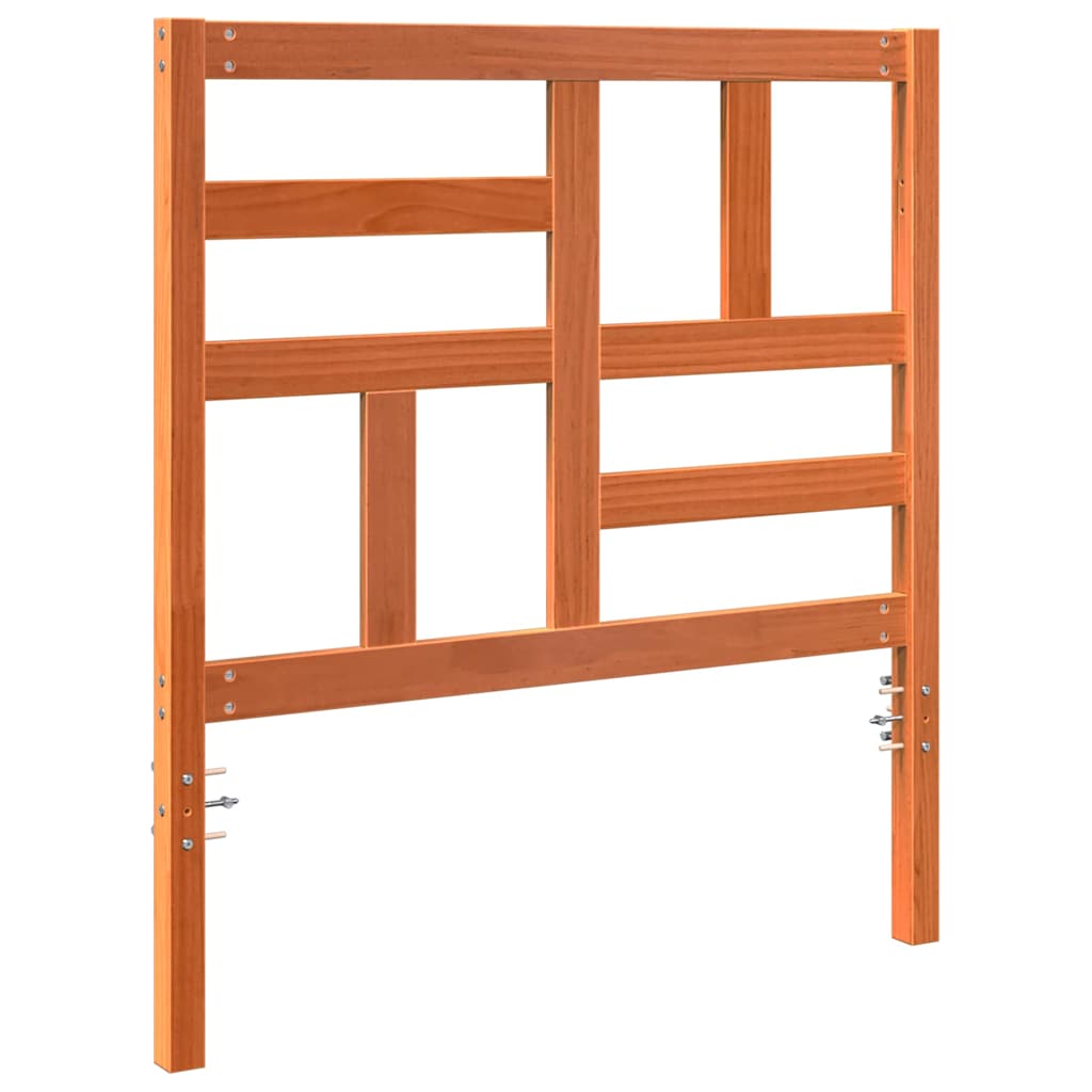 vidaXL Κεφαλάκι Κρεβατιού με κεφαλάρι Καφέ κεριού 80.5 x 4 x 104 εκ.