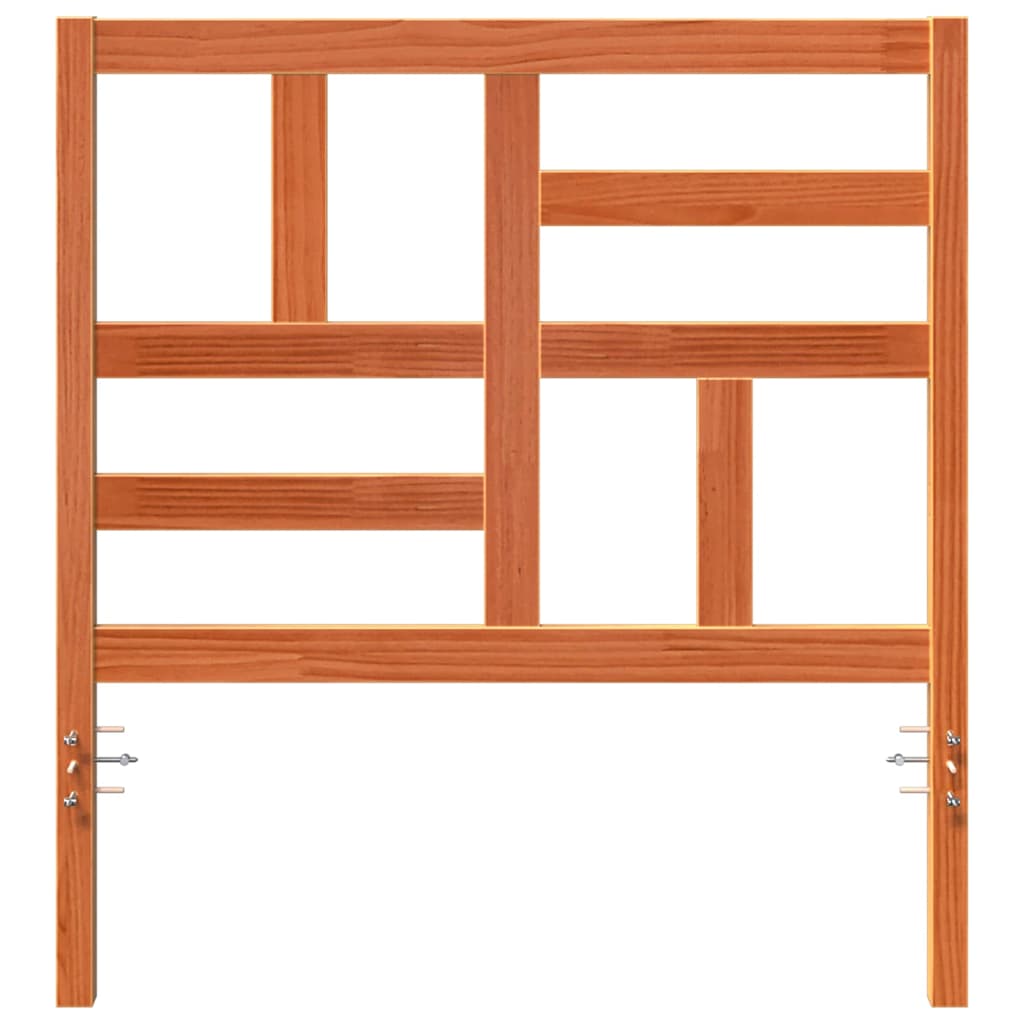 vidaXL Κεφαλάκι Κρεβατιού με κεφαλάρι Καφέ κεριού 80.5 x 4 x 104 εκ.