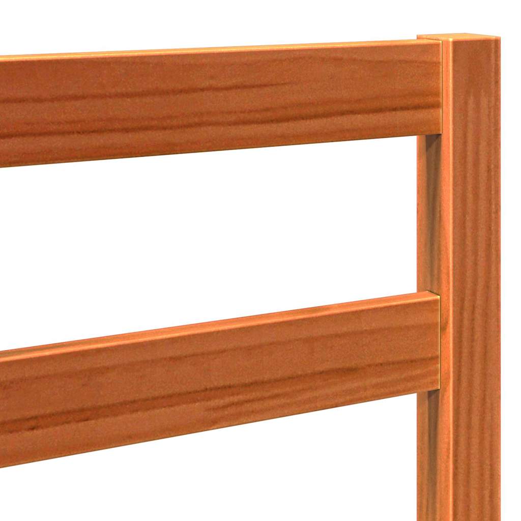 vidaXL Κεφαλάκι Κρεβατιού με κεφαλάρι Καφέ κεριού 145.5 x 4 x 104 εκ.