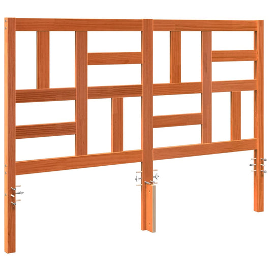 vidaXL Κεφαλάκι Κρεβατιού με κεφαλάρι Καφέ κεριού 145.5 x 4 x 104 εκ.