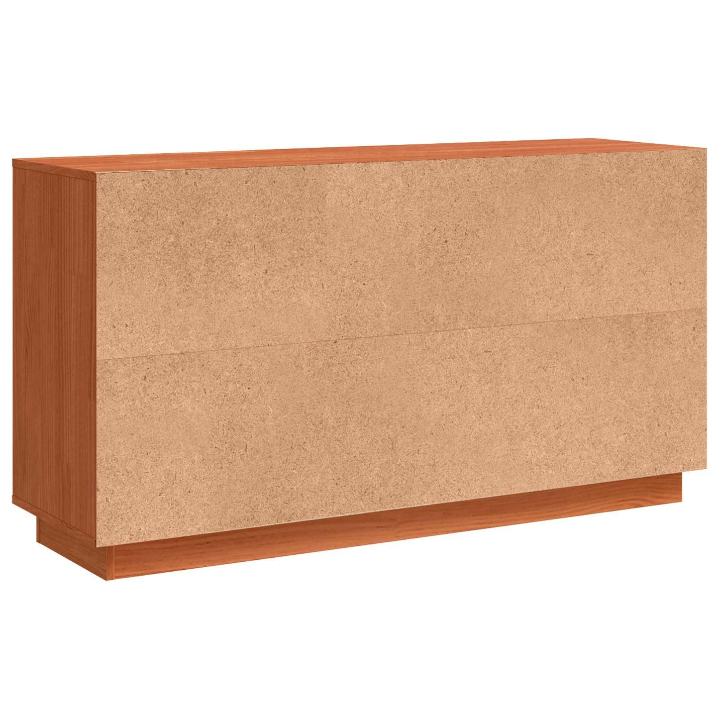 vidaXL Πλαϊνό γραφείο Καφέ δρυς 111 x 34 x 60 εκ Στερεά ξυλεία πεύκου