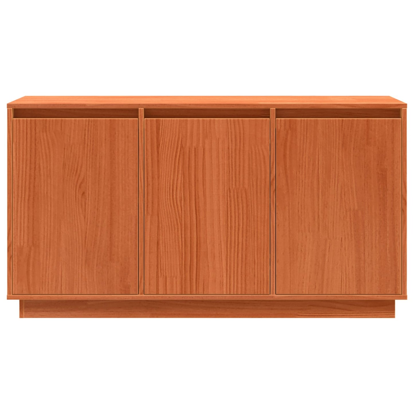 vidaXL Πλαϊνό γραφείο Καφέ δρυς 111 x 34 x 60 εκ Στερεά ξυλεία πεύκου