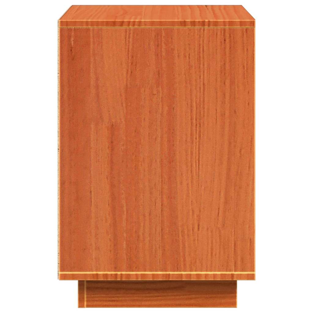 vidaXL Κομοδίνο Κερωτό καφέ 60 x 34 x 51 εκ. Επεξεργασμένο ξύλο