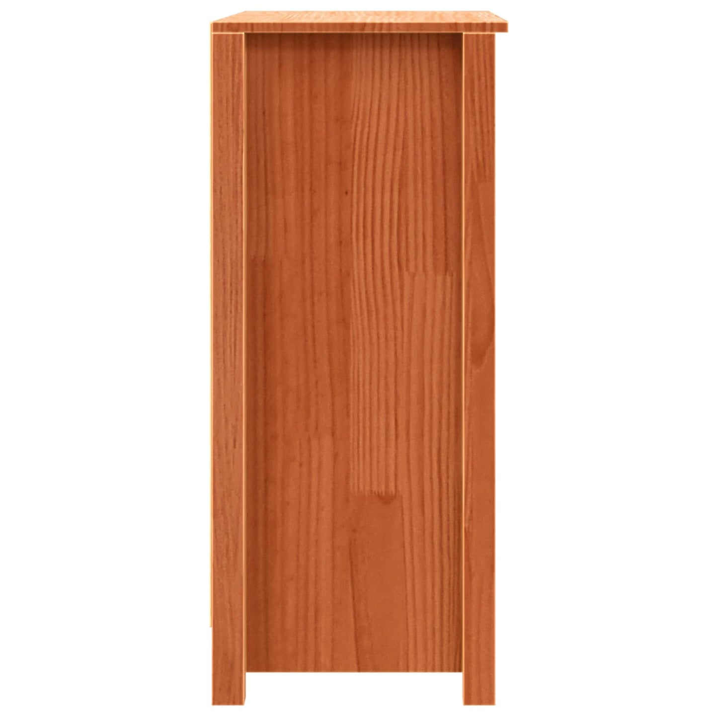 vidaXL Πλαϊνό γραφείο Κερωτό καφέ 70 x 35 x 80 εκ.