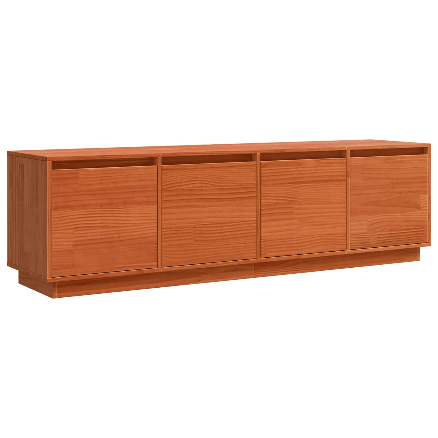 vidaXL Ντουλάπι TV Καφέ 156 x 37 x 45 εκ Επεξεργασμένο ξύλο