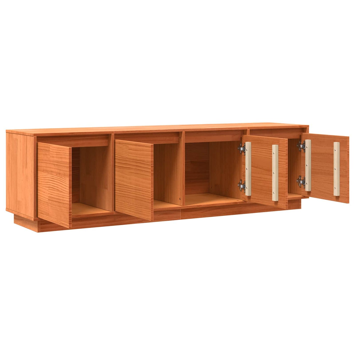 vidaXL Ντουλάπι TV Καφέ 156 x 37 x 45 εκ Επεξεργασμένο ξύλο