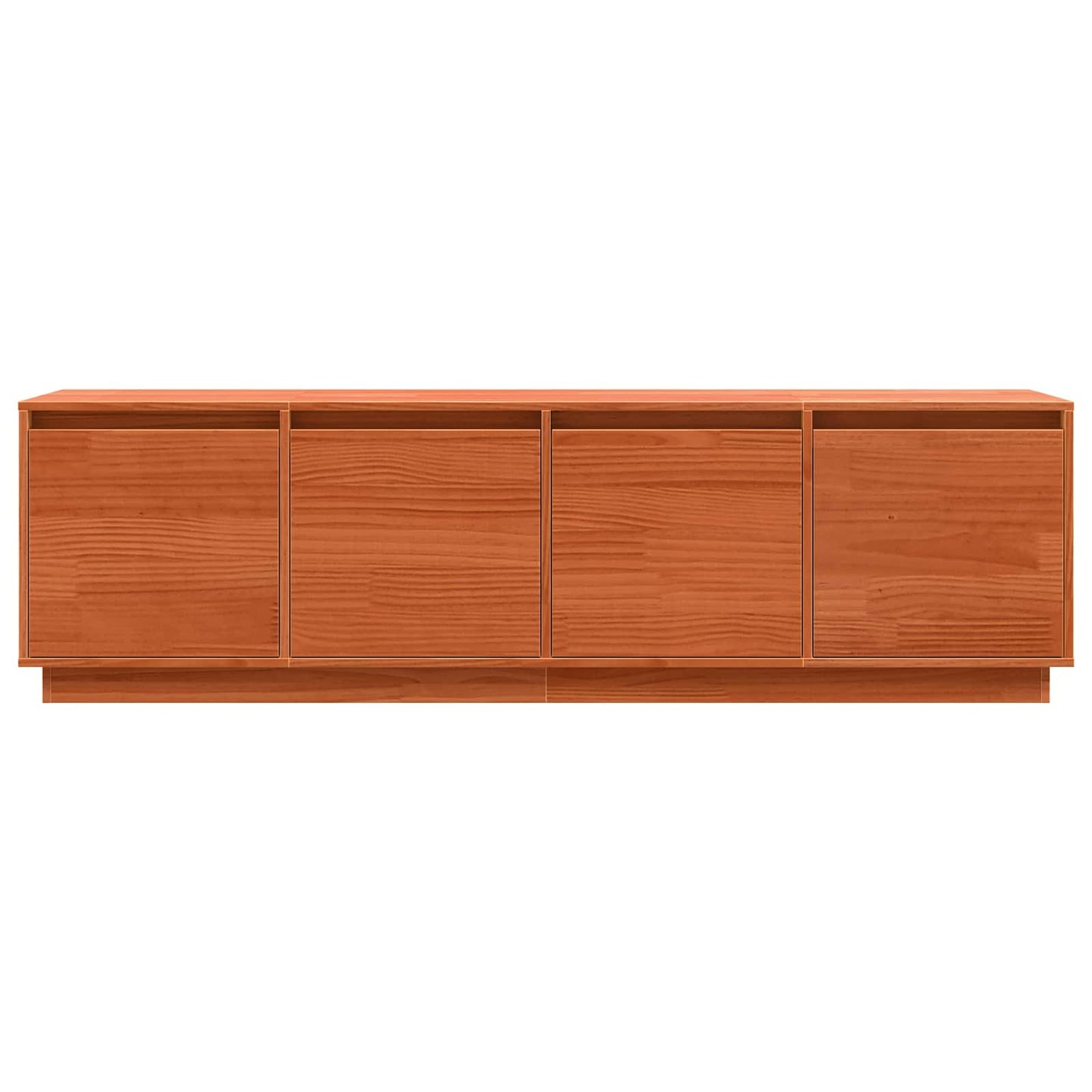 vidaXL Ντουλάπι TV Καφέ 156 x 37 x 45 εκ Επεξεργασμένο ξύλο
