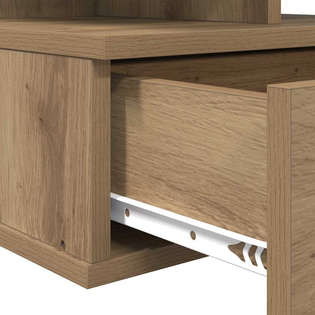 vidaXL Κρεβάτι με Float Artisan Oak 40 x 31 x 28 εκ Επεξεργασμένο Ξύλο
