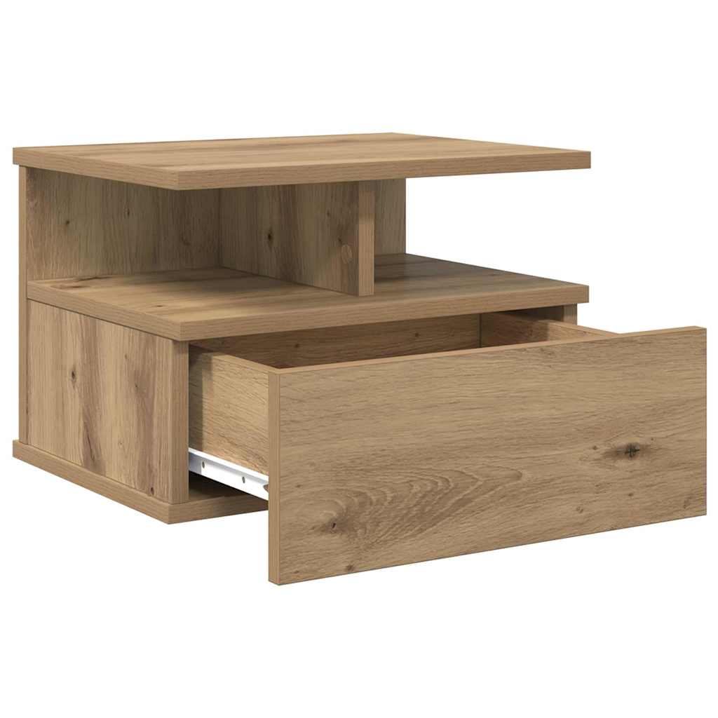 vidaXL Κρεβάτι με Float Artisan Oak 40 x 31 x 28 εκ Επεξεργασμένο Ξύλο