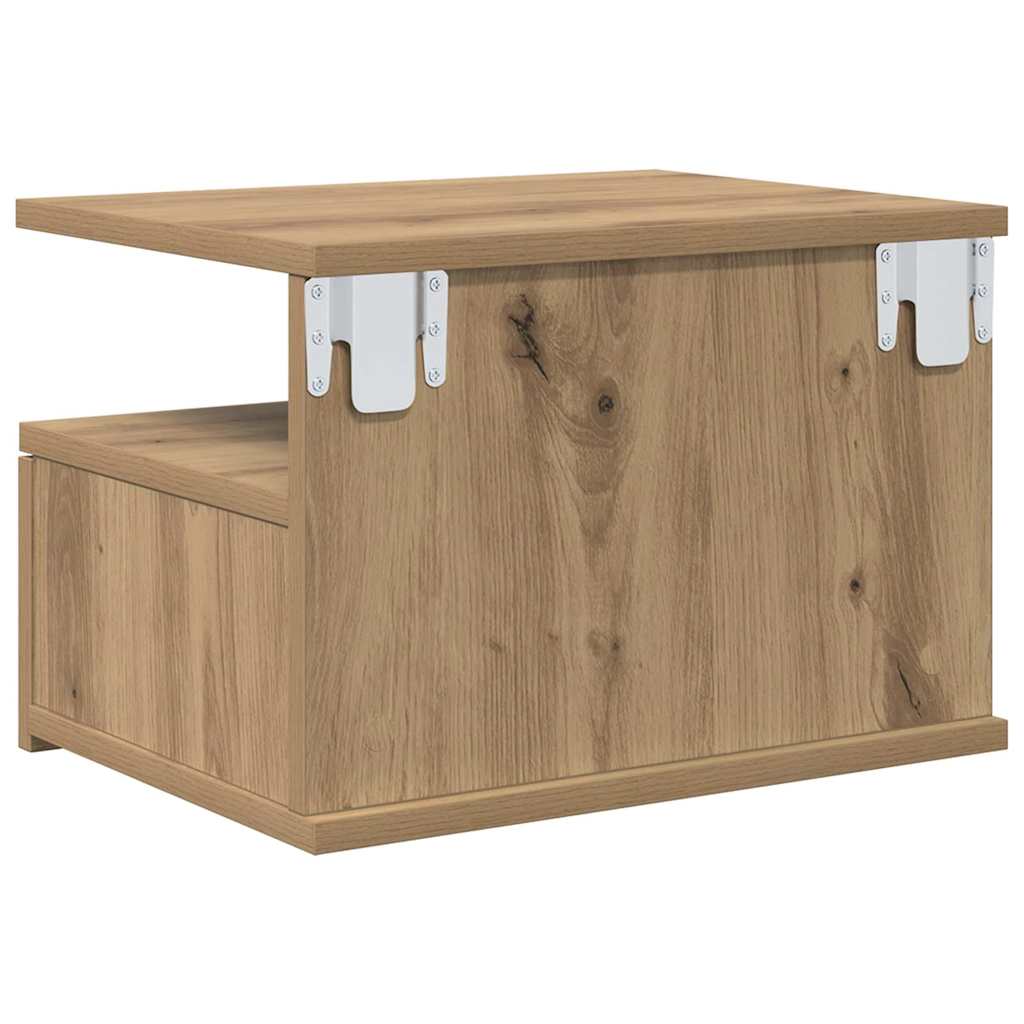 vidaXL Κρεβάτι με Float Artisan Oak 40 x 31 x 28 εκ Επεξεργασμένο Ξύλο