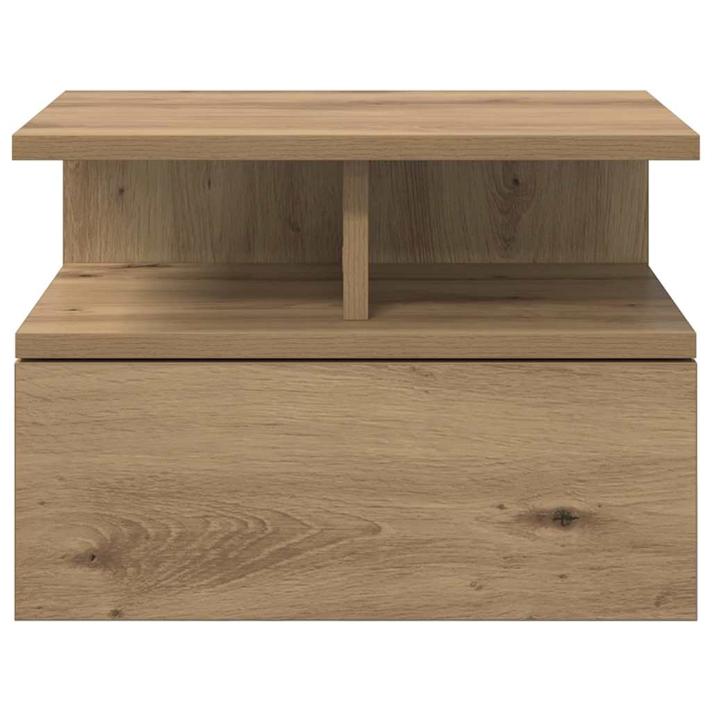 vidaXL Κρεβάτι με Float Artisan Oak 40 x 31 x 28 εκ Επεξεργασμένο Ξύλο