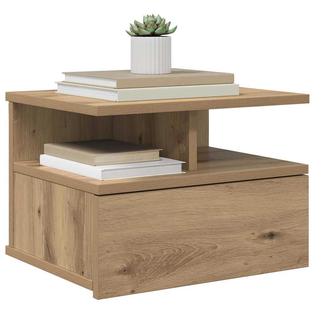 vidaXL Κρεβάτι με Float Artisan Oak 40 x 31 x 28 εκ Επεξεργασμένο Ξύλο