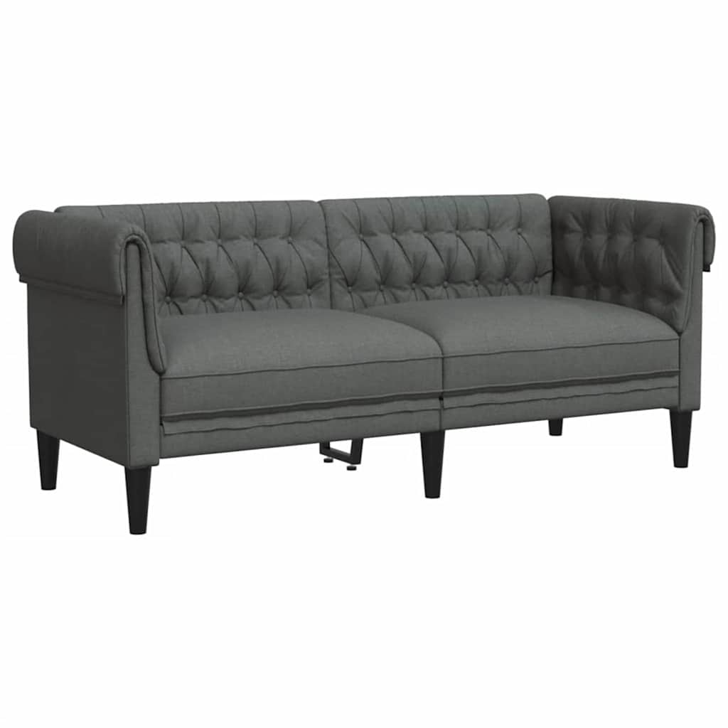 vidaXL Καναπές σαλονιού 3 pcs Σκούρο Γκρι 201,5 x 74,5 x 74,5 εκατοστά