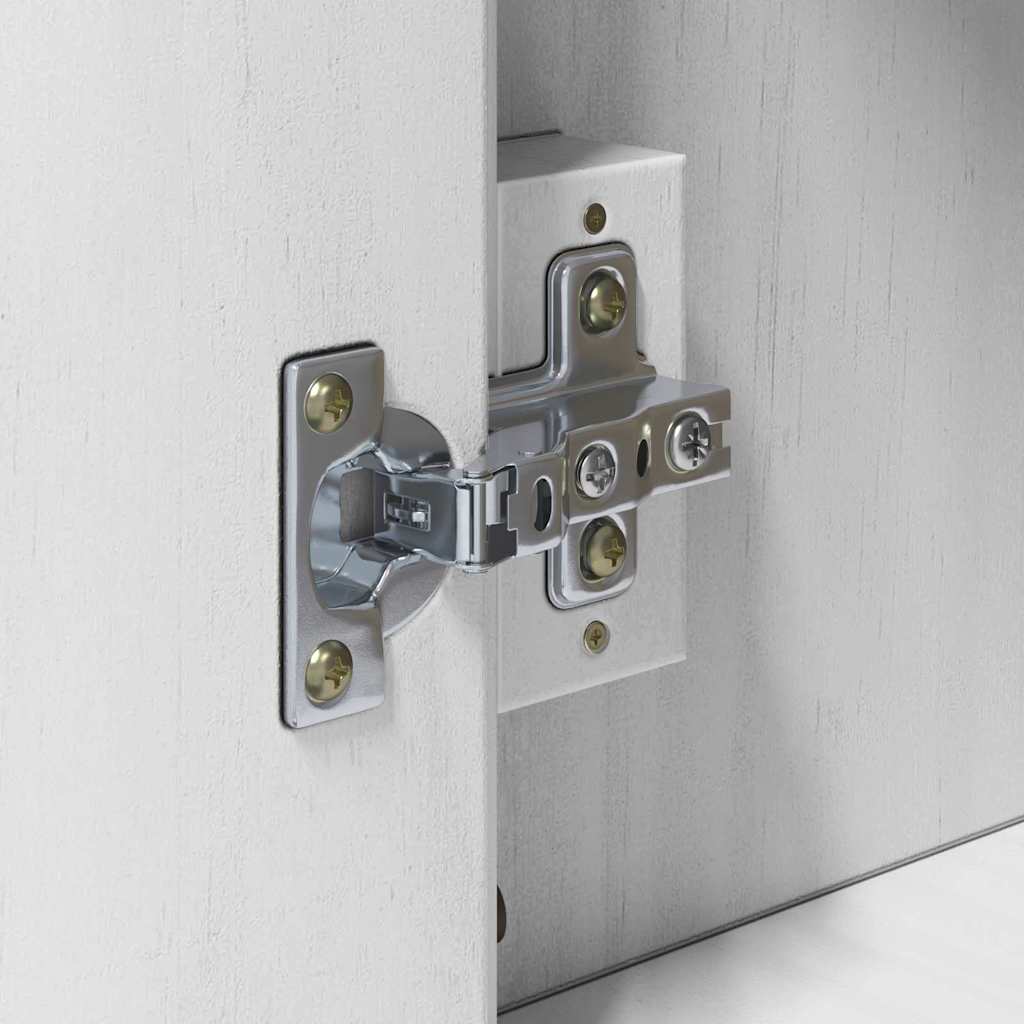 vidaXL Ντουλάπα τοίχου μπάνιου με ράφι Επιτοίχιο Λευκό 35 x 30 x 60 cm