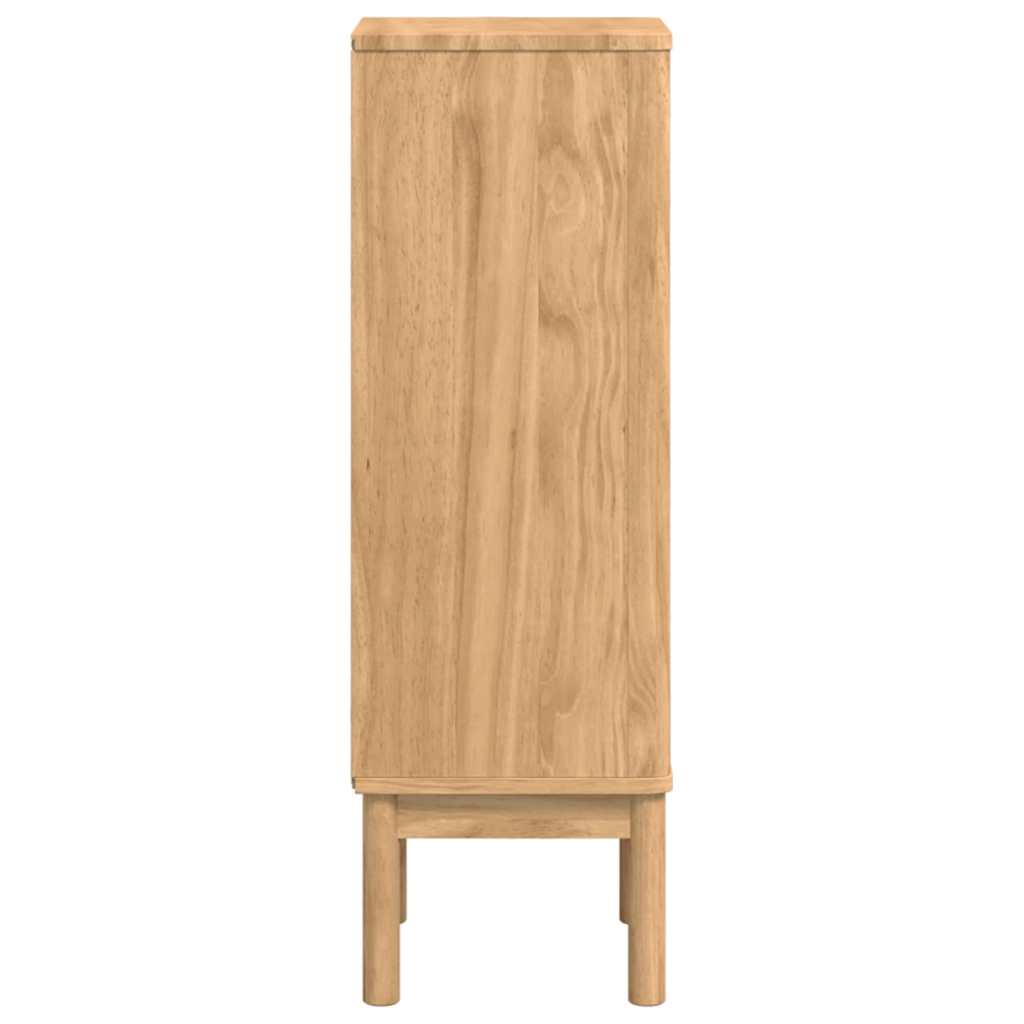 vidaXL Ντουλάπι Μπάνιου Κερωτό καφέ 35 x 30 x 90 cm Στερεό ξύλο πεύκου