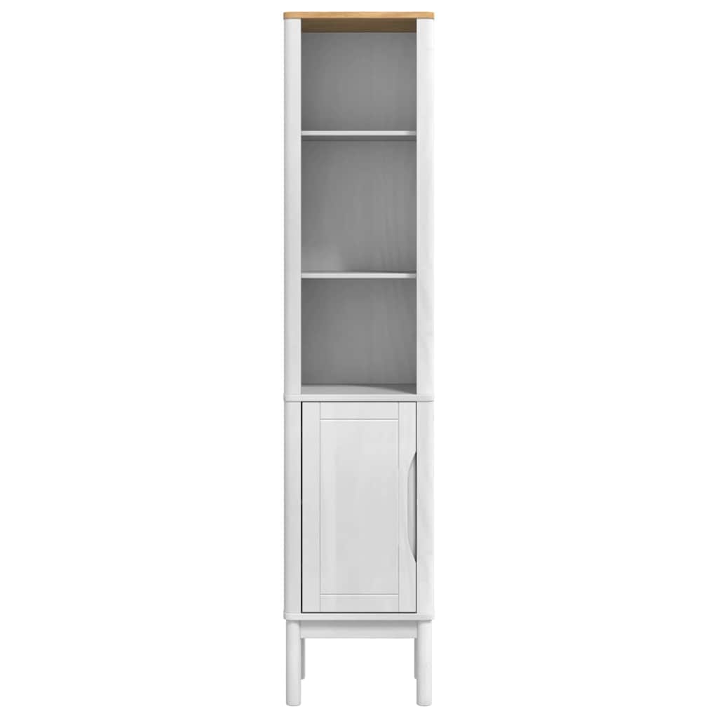 vidaXL Ψηλό ντουλάπι μπάνιου με ράφι FLORO Λευκό 35 x 30 x 160 εκ