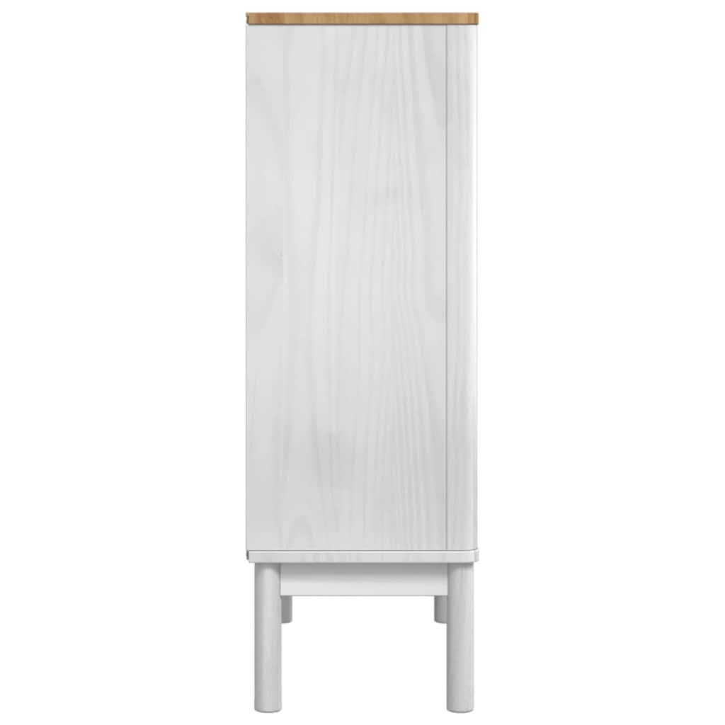 vidaXL Πλαϊνό γραφείο FLORO Λευκό 70 x 30 x 70,5 εκ.
