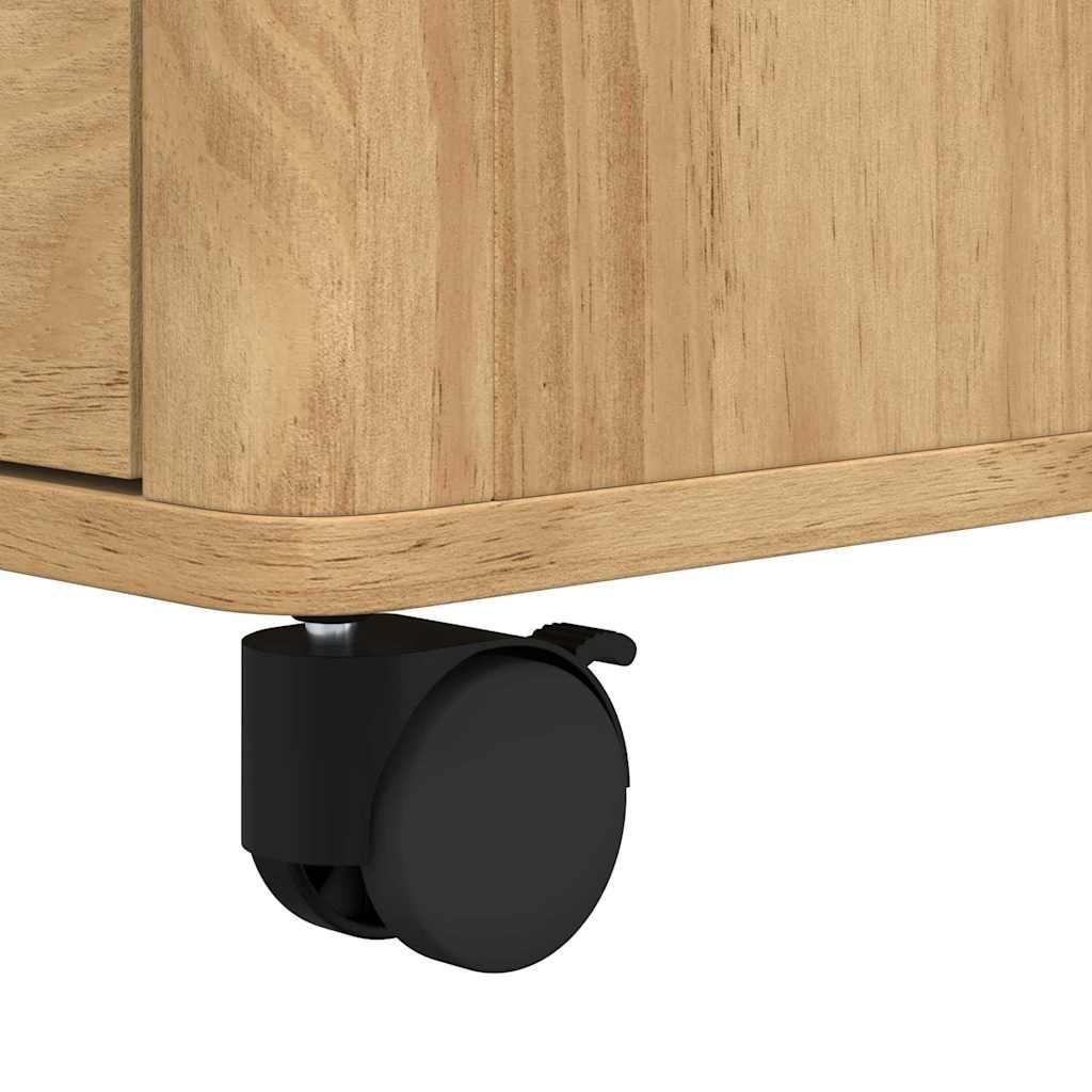 vidaXL Καρότσι Κουζίνας FLORO Κερωτό καφέ 72,5 x 45 x 80 εκ