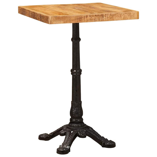 vidaXL Τραπέζι Bistro Καφέ 50 x 50 x 76 εκ Στερεό ξύλο μάνγκο