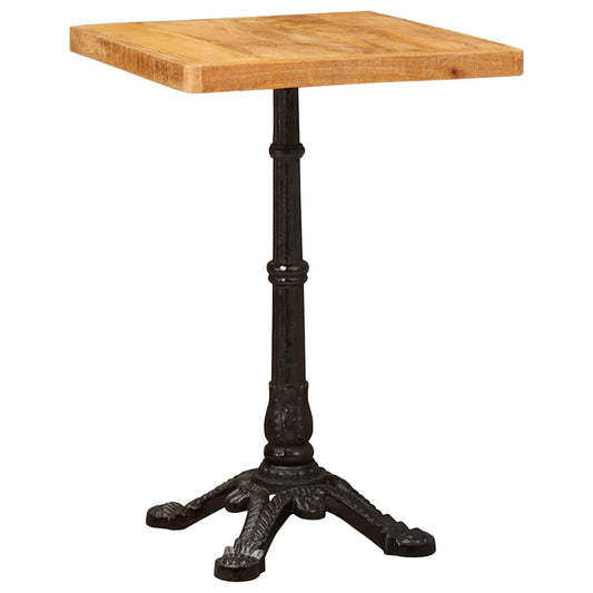 vidaXL Τραπέζι Bistro Καφέ 50 x 50 x 76 εκ Στερεό ξύλο μάνγκο