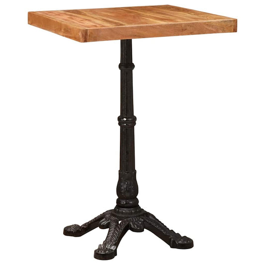 vidaXL Τραπέζι Bistro Καφέ 50 x 50 x 76 εκ Στερεό Ξύλο Ακακίας