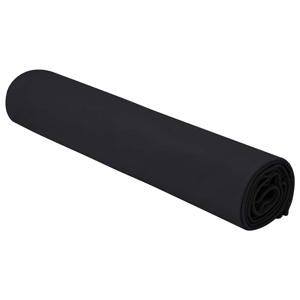vidaXL Αθλητικές Πετσέτες 2 pcs Μαύρο 140 x 70 εκ